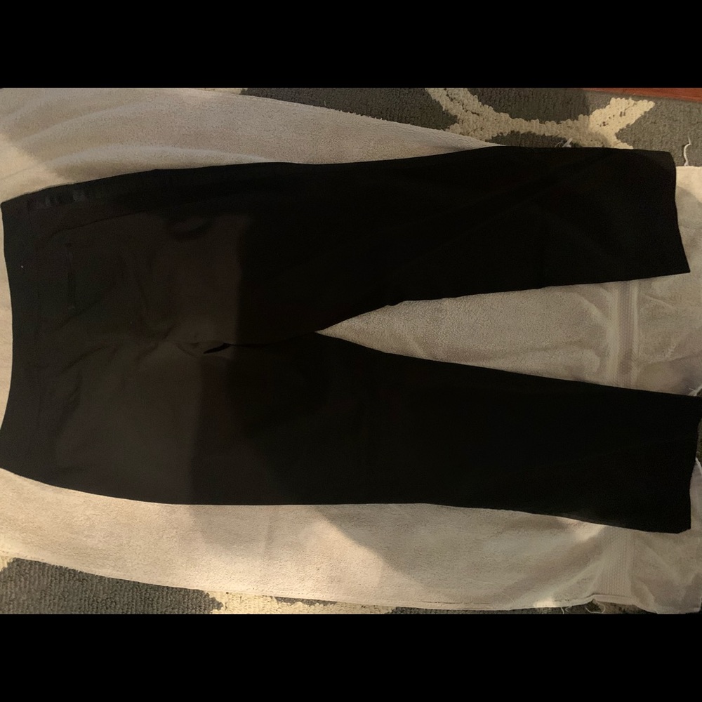 Black Pants with Tuxedo Stripe